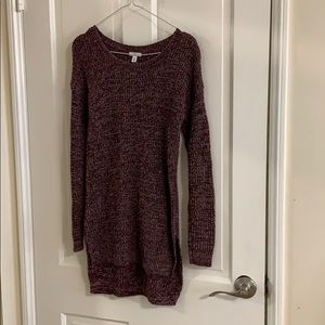 knitted sweater dress